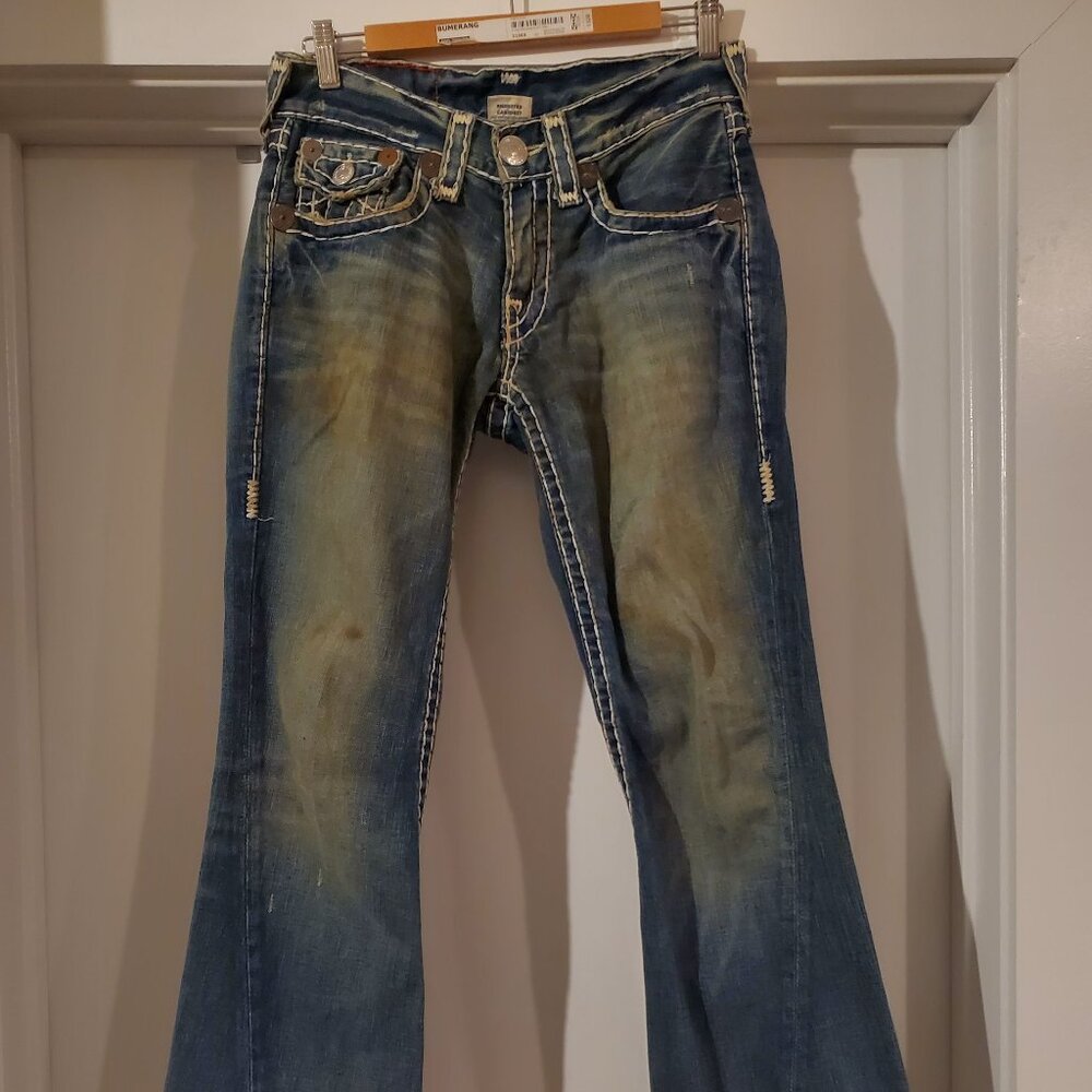 True Religion Rare Joey Super T Rusty Vintage Wash Sz 29